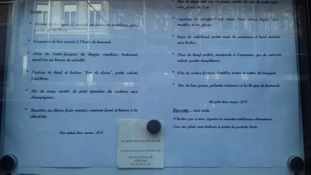 Menu_Les Folies Gourmandes_Liège_image_3