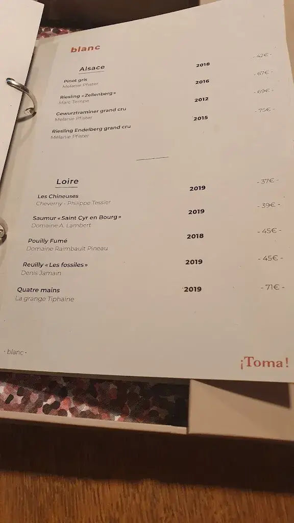 Menu_¡Toma!_Liège_image_4