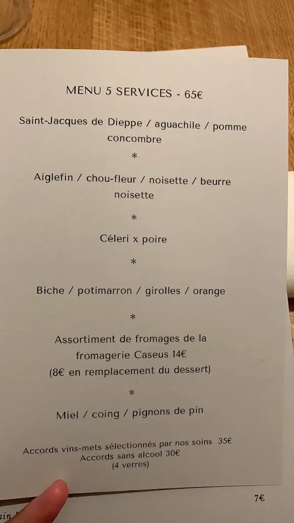 Menu_Restaurant Caudalie Liège_Liège_imagen_4