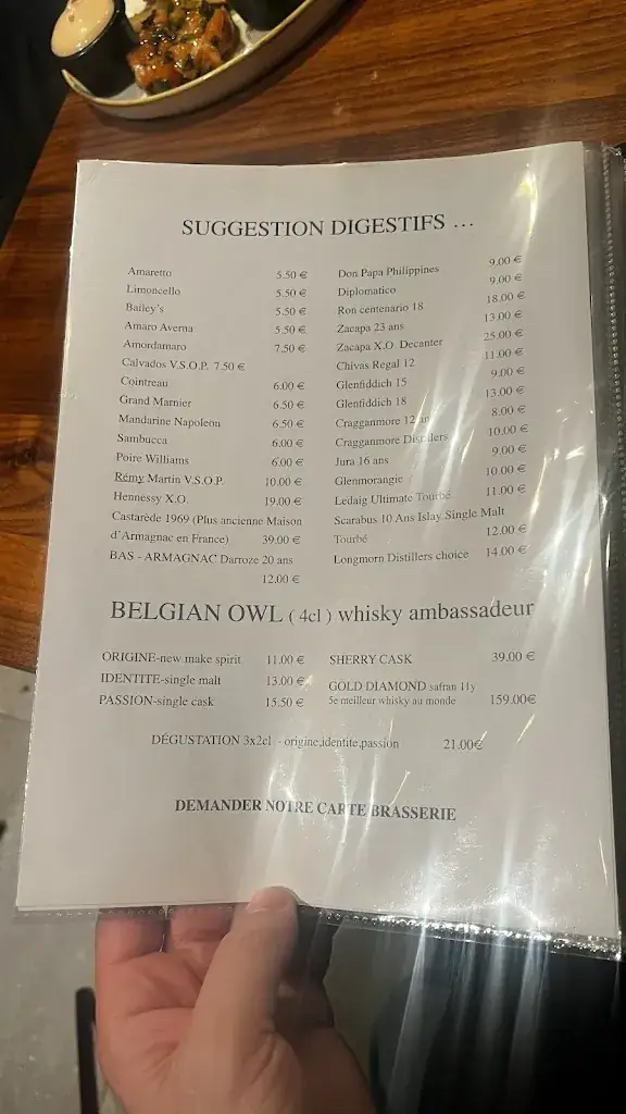 Menu_La Cafétaria_Liège_image_2