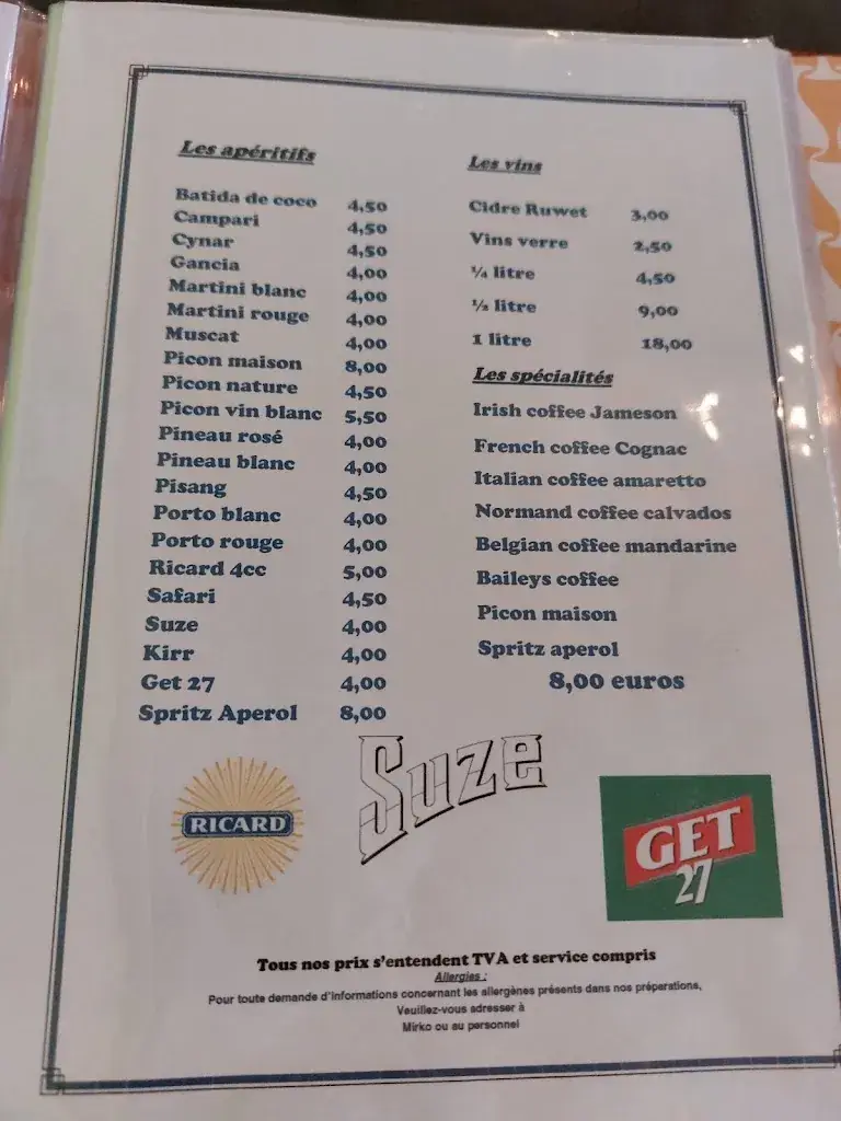 Menu_l'Etang Bleu_Lobbes_image_1