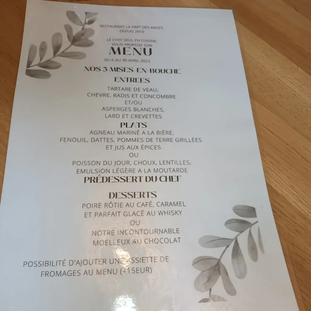 Menu_La Part des Anges_Thuin_image_1