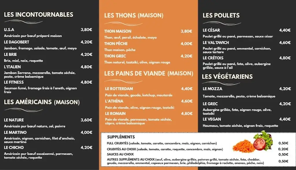 Menu_Le Val'dwich_Lobbes_image_1
