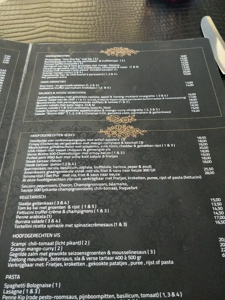 Menu_Bistro 500_Kampenhout_image_1