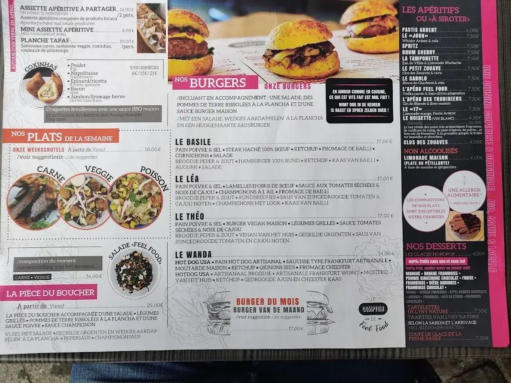 Menü_Le Comptoir de Feel Food_Thuin_Bild_3