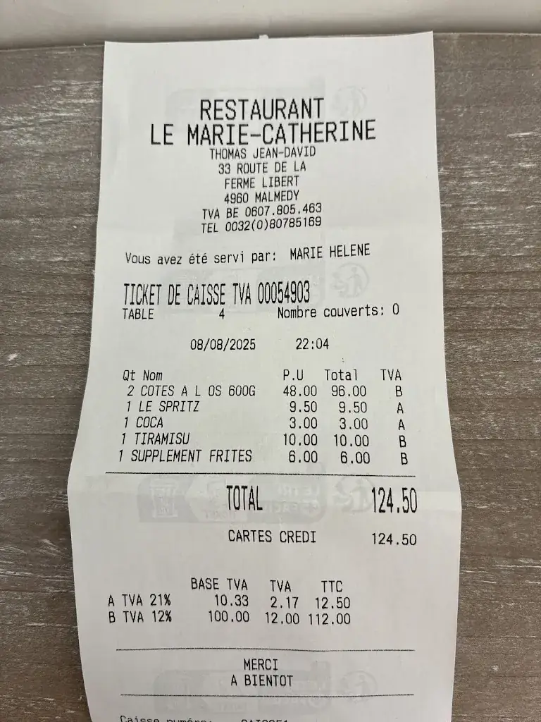 Redge Imm_Le Marie-Catherine_Malmedy_review