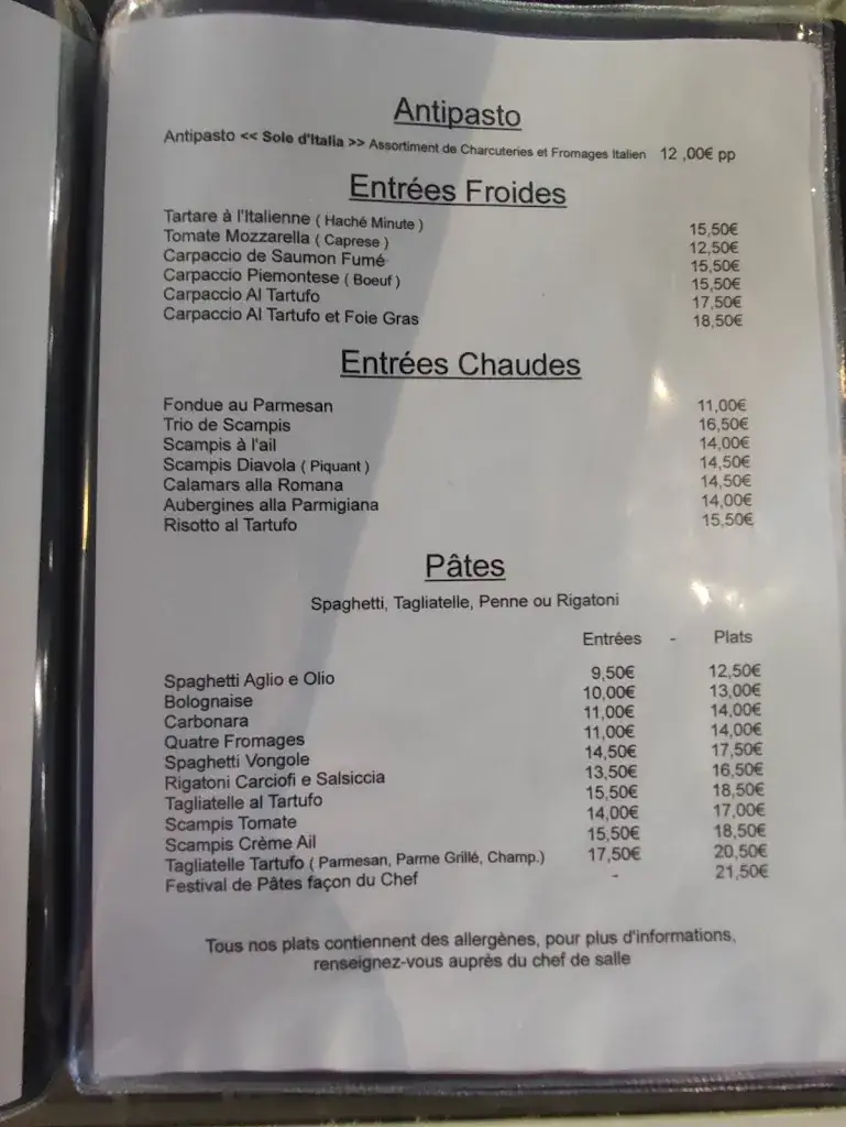 Menü_Sole d'Italia Mettet_Mettet_Bild_1