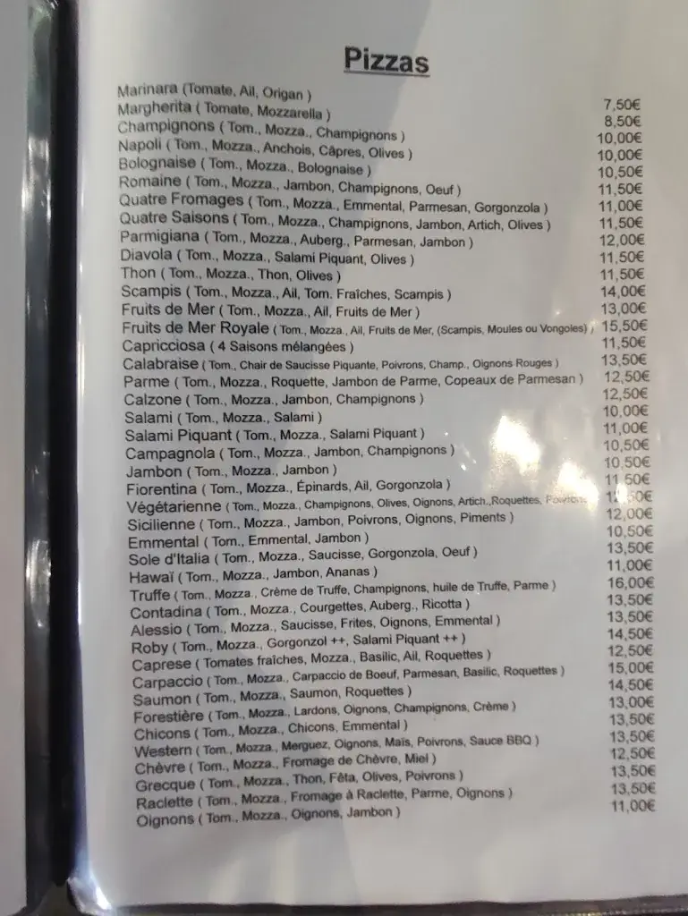 Menü_Sole d'Italia Mettet_Mettet_Bild_2