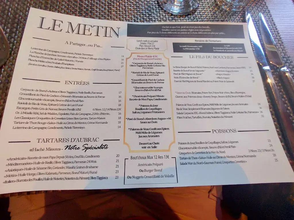 Menü_Le Métin_Mettet_Bild_1