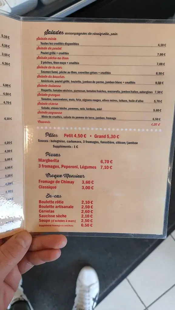 Menu_Au Croustillon_Momignies_imagen_3