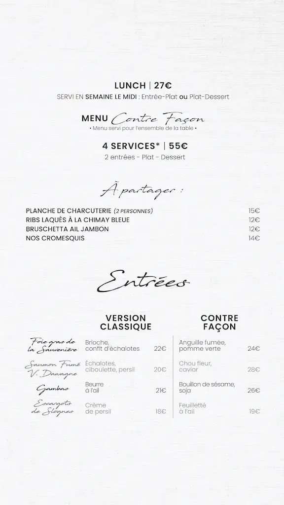 Menu_Contre Façon_Chimay_image_1