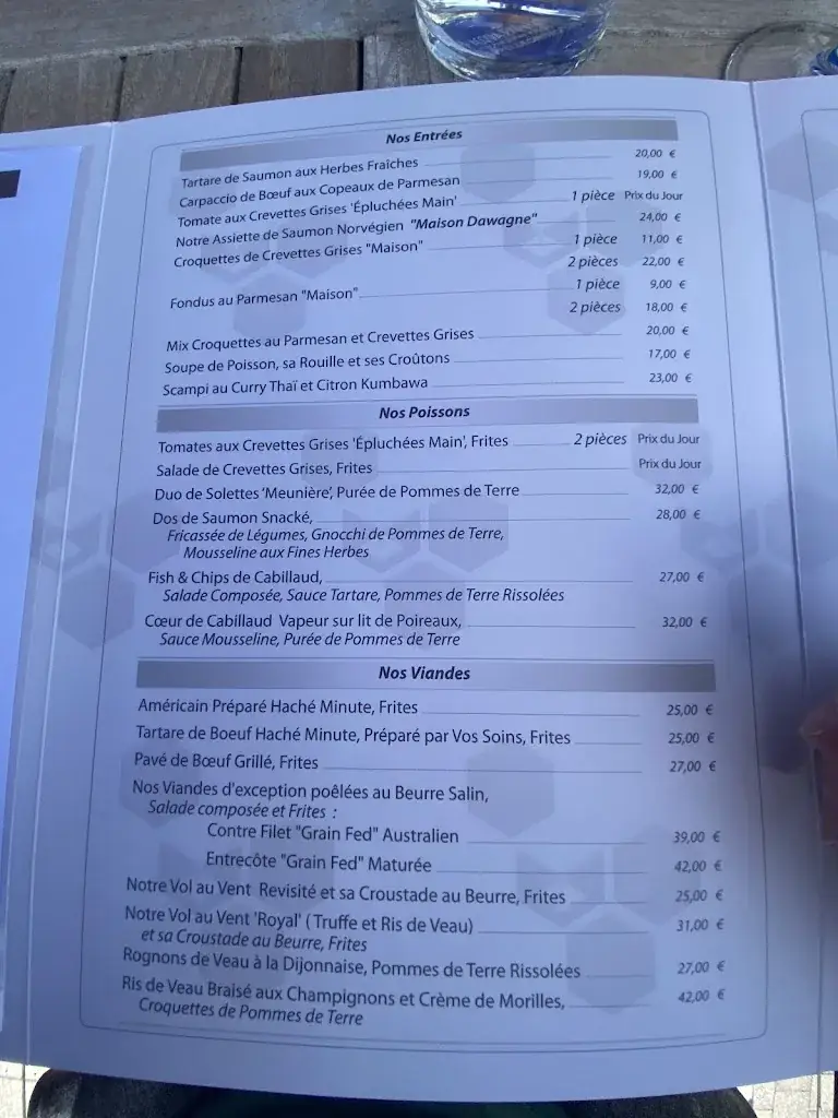 Menu_La Brasserie du Quai_Namur_image_2