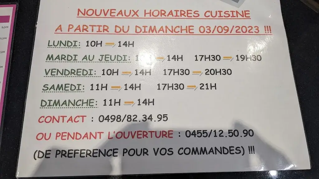 Menu_La Pause Gourmande by N&J_Oreye_image_1