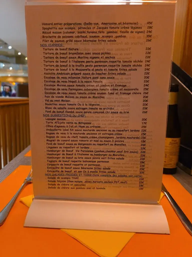 Menu_La Vie Parisienne_Nivelles_image_1