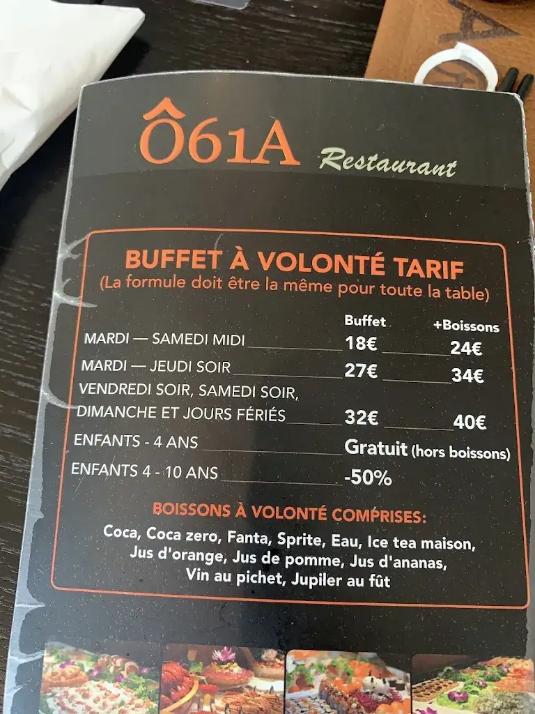 Menu_Restaurant Ô61A_Nivelles_image_3