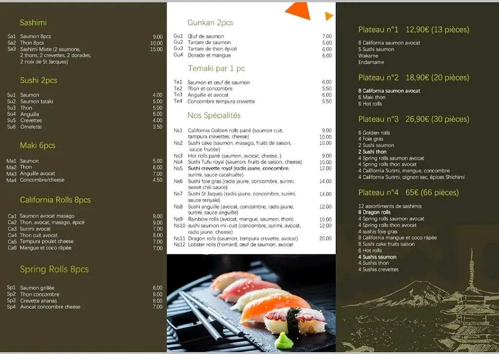Menu_Restaurant Ô61A_Nivelles_image_4