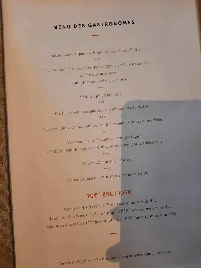 Menu_Le Gastronome - Jean Vrijdaghs et Sébastien Hankard_Paliseul_image_3
