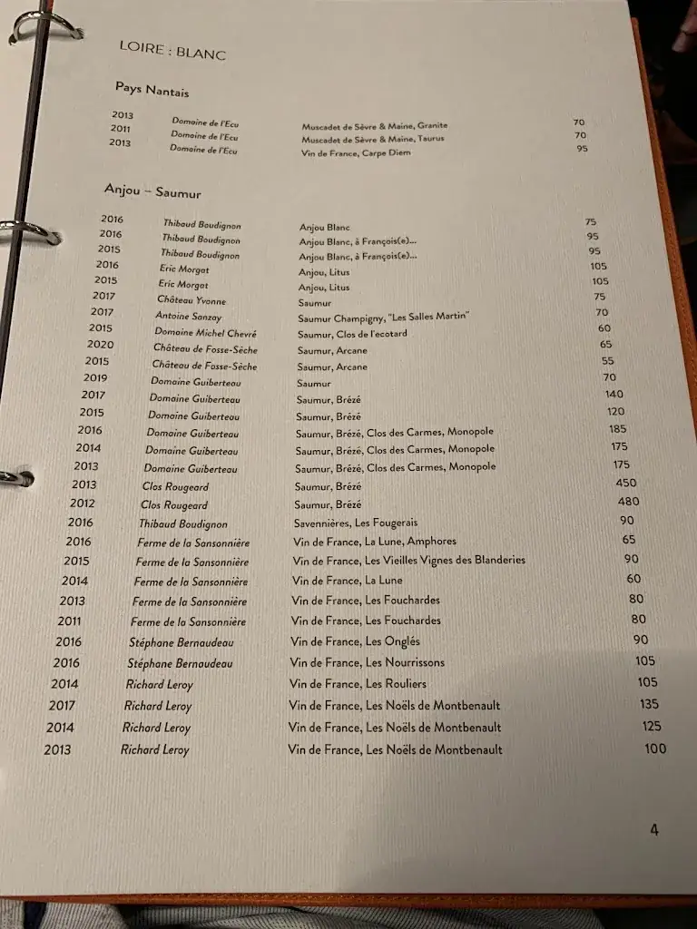 Menü_La Table de Maxime_Paliseul_Bild_1