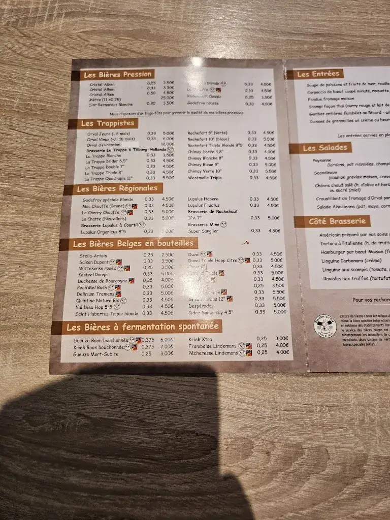 Menu_Auberge Restaurant Le Temps des Saveurs_Paliseul_image_1