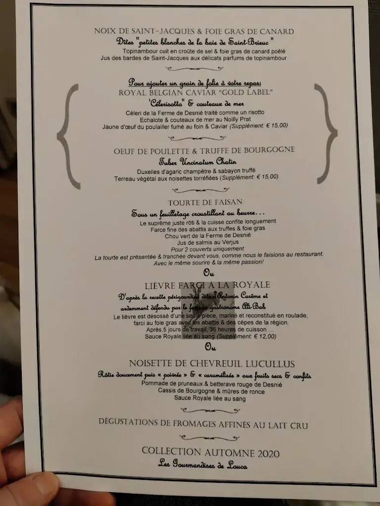 Menu_Hostellerie Lafarques_Goffontaine_imagen_2