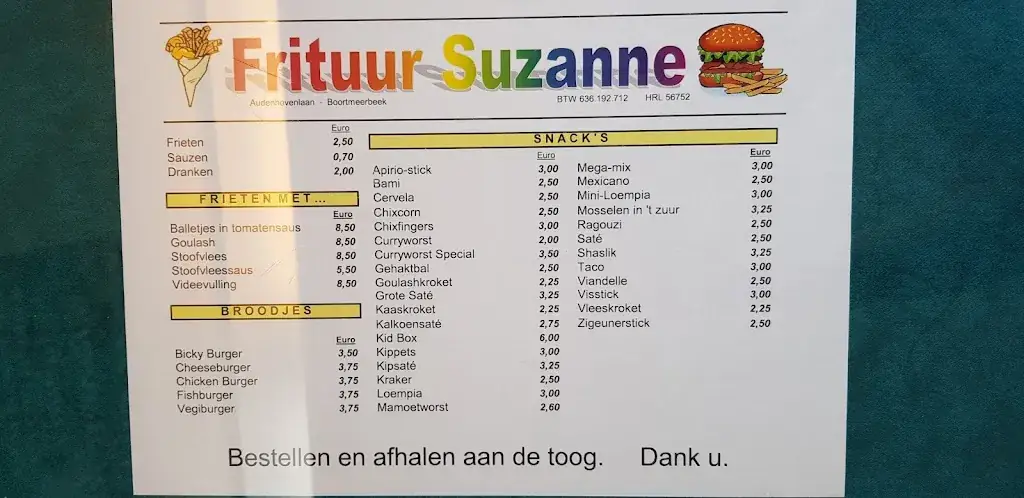 Menü_Frituur Suzanne_Boortmeerbeek_Bild_2