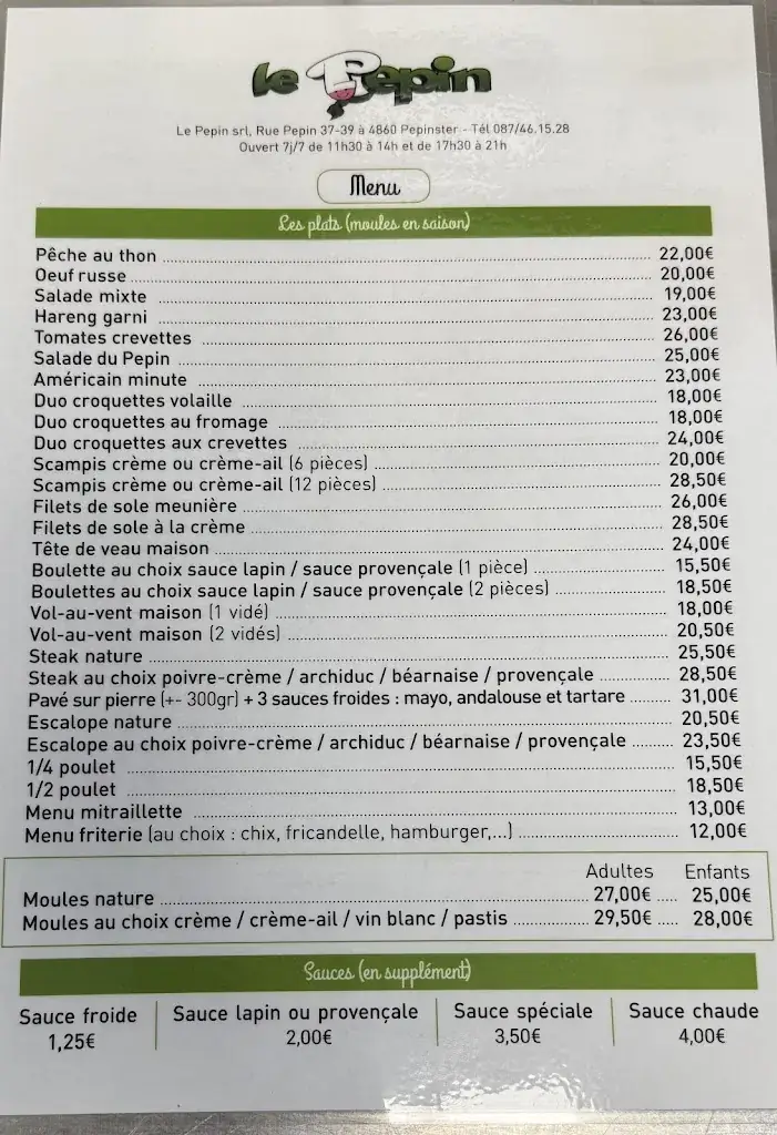Menu_Le Pepin_Pepinster_image_2