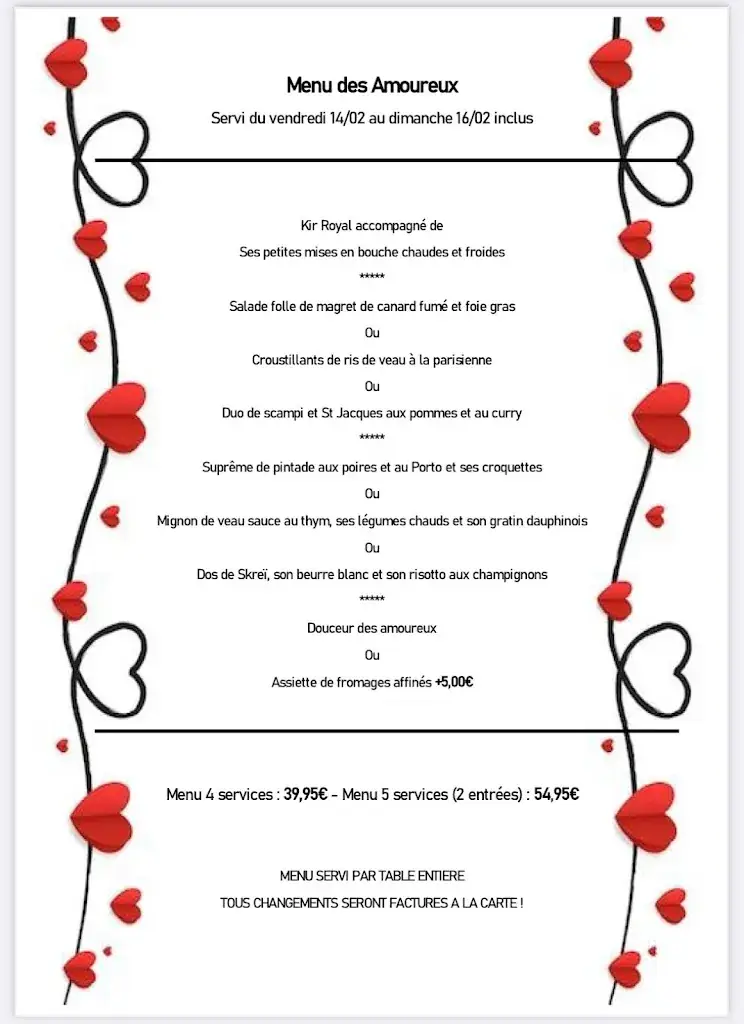 Menü_Le Mistral_Philippeville_Bild_4