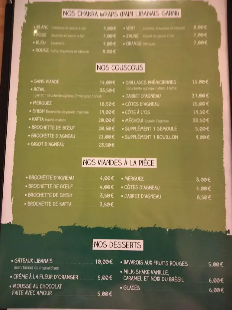 Menu_Le Phenicien_Philippeville_image_3