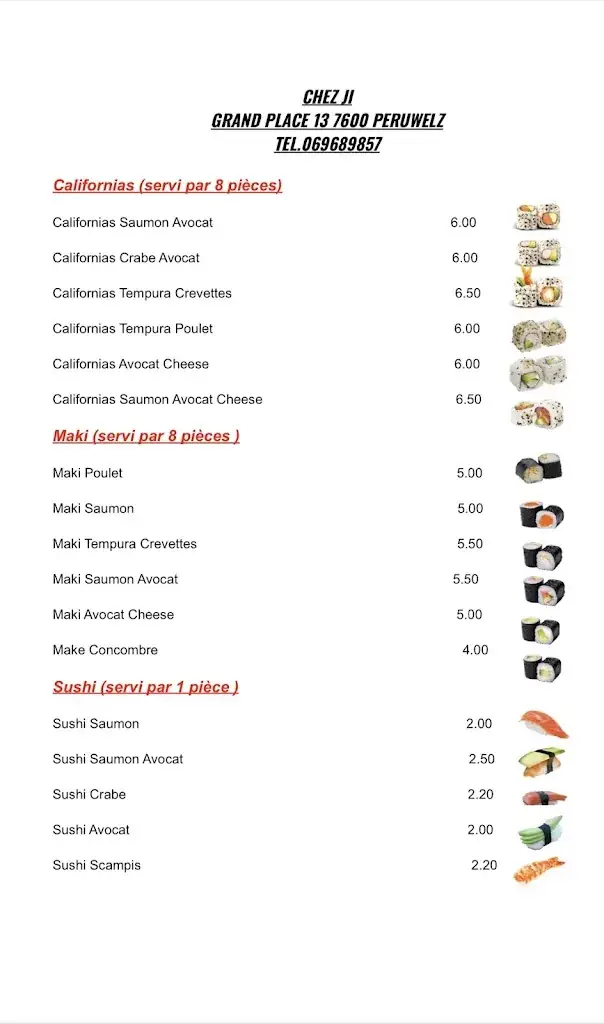 Menu_Chez Ji_Péruwelz_image_3