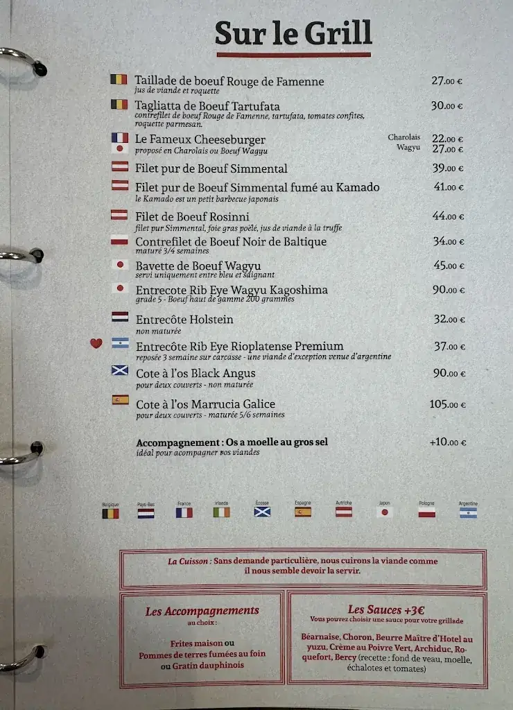 Menü_Coeur de Boeuf_Profondeville_Bild_2