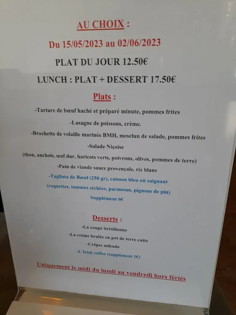 Menü_Pepe Cafe_Perwez_Bild_1