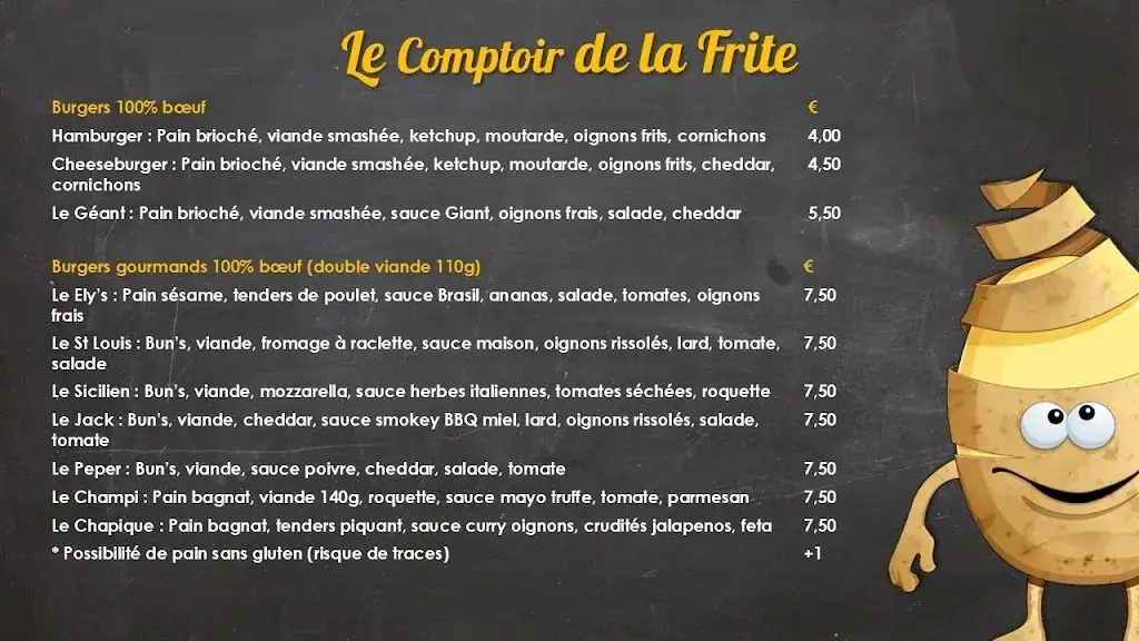 Menü_Le Comptoir de la Frite By Val_Perwez_Bild_3