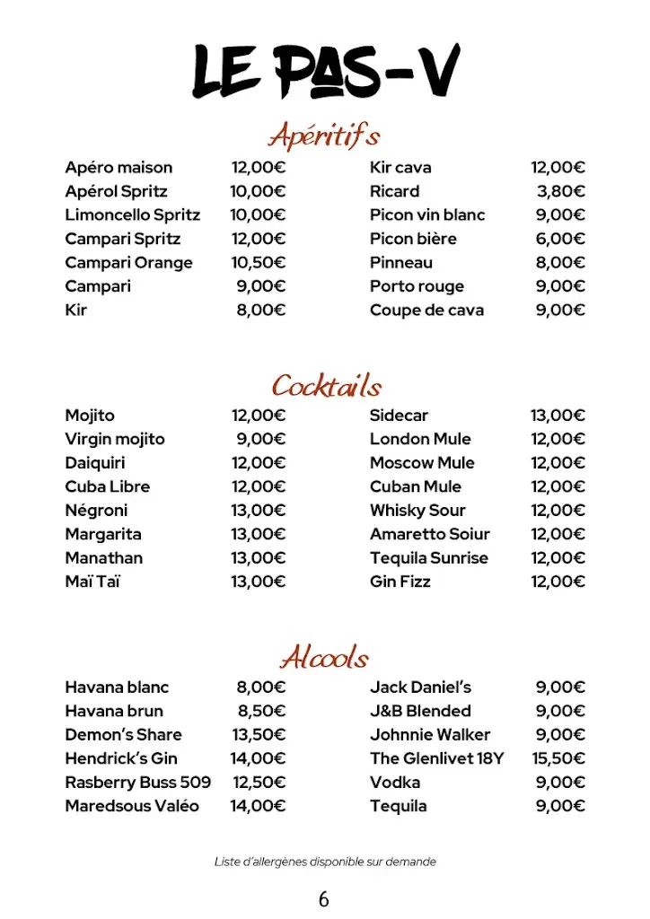 Menü_Le Pas-V_Wavre_Bild_1