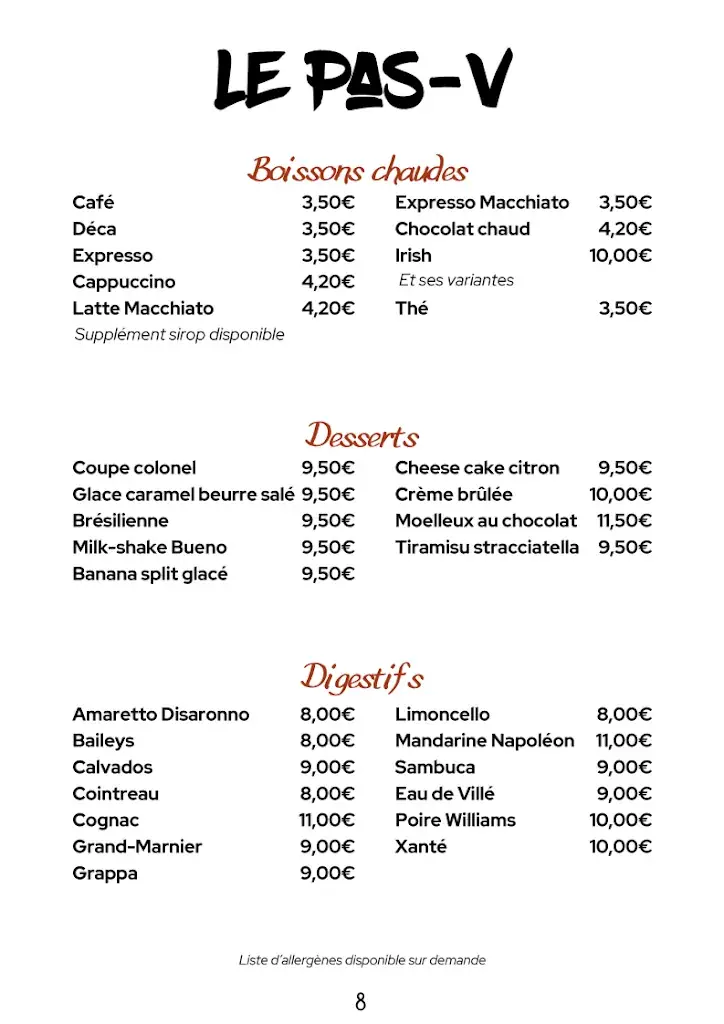 Menü_Le Pas-V_Wavre_Bild_3