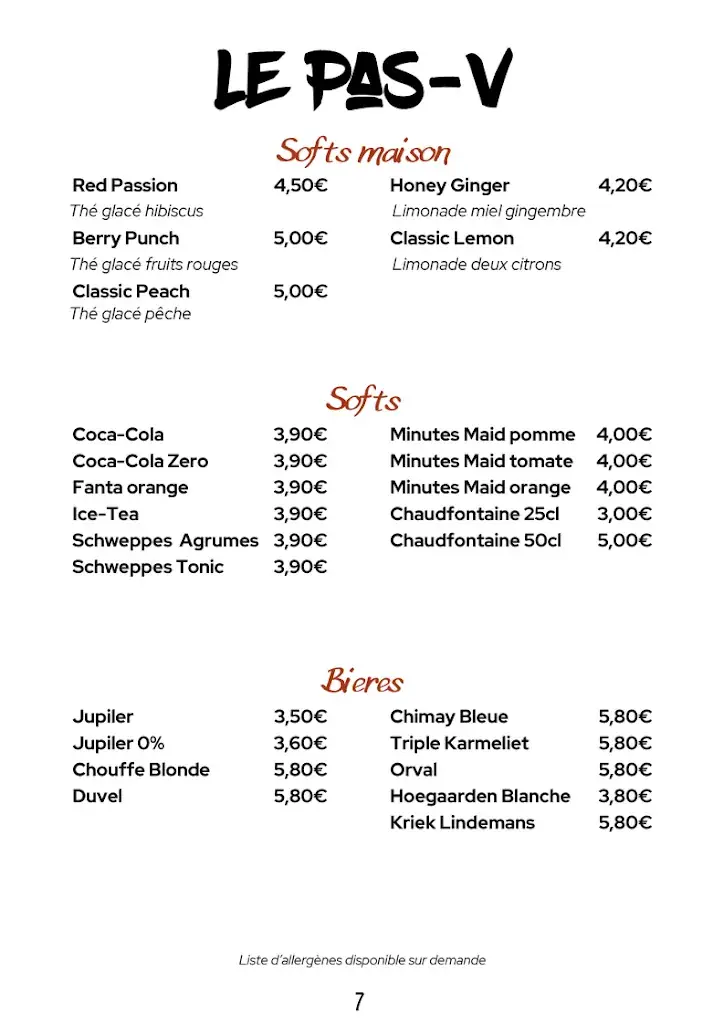 Menü_Le Pas-V_Wavre_Bild_4