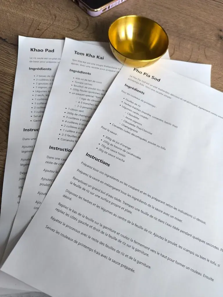 Menü_Tomeo Thai Street Food_Pont-à-Celles_Bild_2