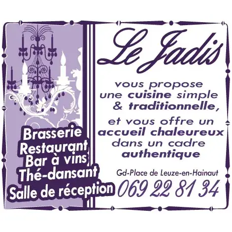 Menü_Restaurant le Jadis Leuze en Hainaut_Leuze-en-Hainaut_Bild_1