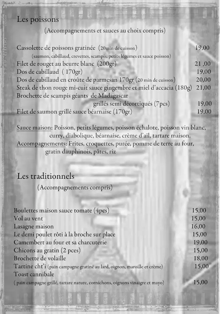 Menü_Restaurant Le Scénario_Leuze-en-Hainaut_Bild_3