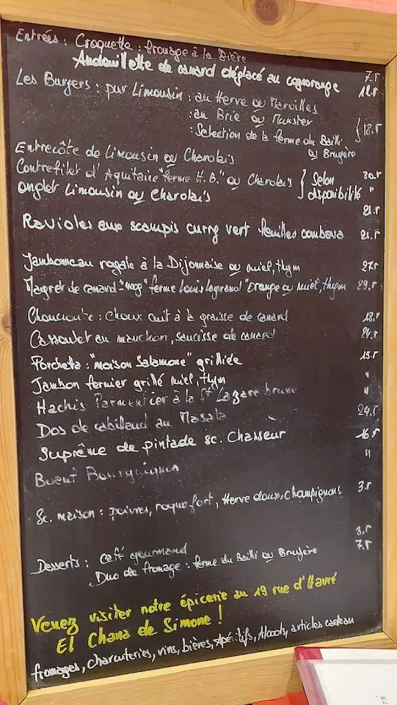 Menü_La Marmite de Simone - Mons_Mons_Bild_1