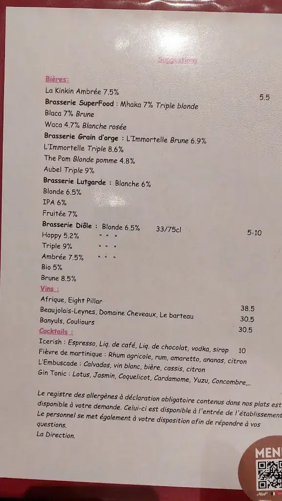 Menü_La Marmite de Simone - Mons_Mons_Bild_2