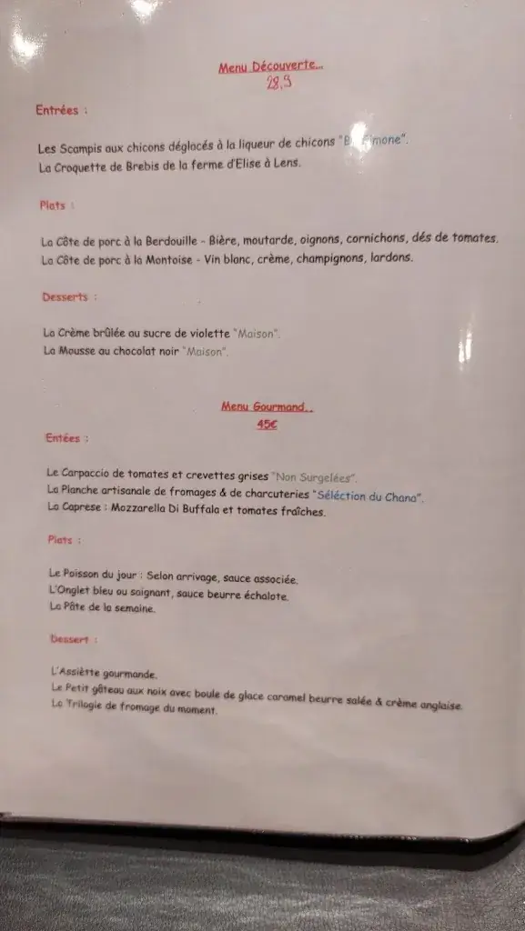 Menü_La Marmite de Simone - Mons_Mons_Bild_3