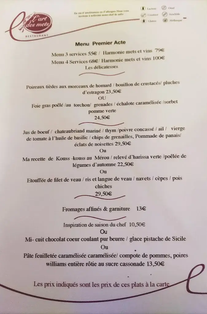 Menu_L'Art des Mets_Mons_image_2