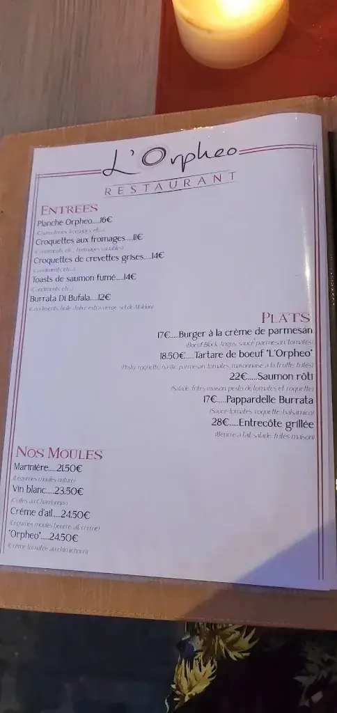 Menu_Restaurant L'Orphéo_Mons_image_3