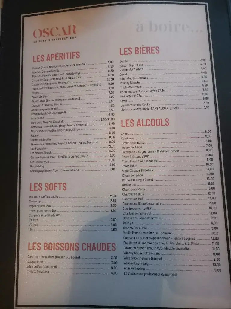 Menu_Restaurant Oscar_Mons_image_1