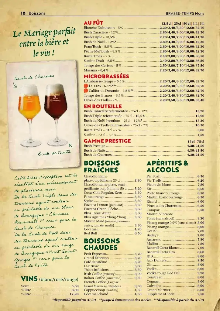 Menu_Brasse-Temps - Restaurant Brasserie Mons_Mons_imagen_1
