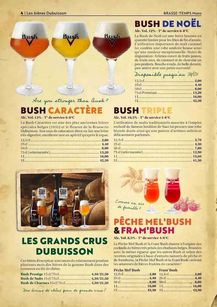 Menu_Brasse-Temps - Restaurant Brasserie Mons_Mons_imagen_3
