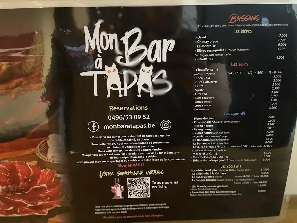 Menu_Mon Bar à Tapas_Mons_image_2