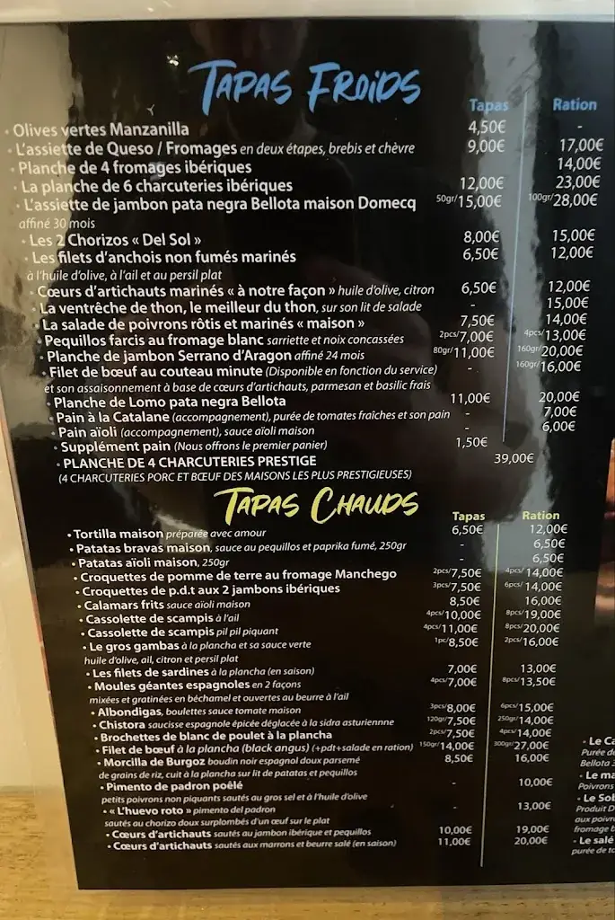 Menu_Mon Bar à Tapas_Mons_image_3