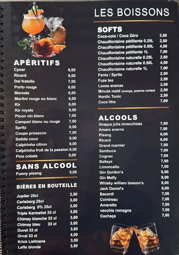 Menü_Dal fratello_Quaregnon_Bild_2