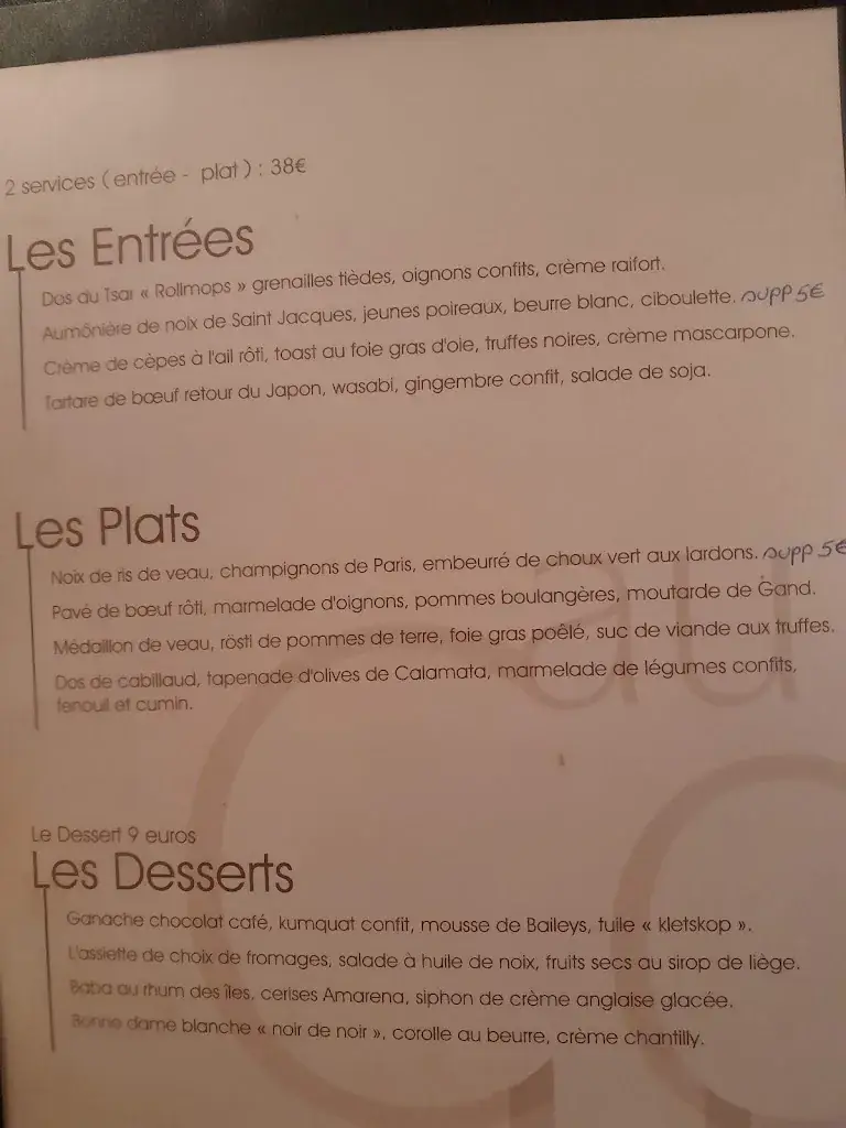Menu_Au Comte d'Harscamp_Rendeux_image_2
